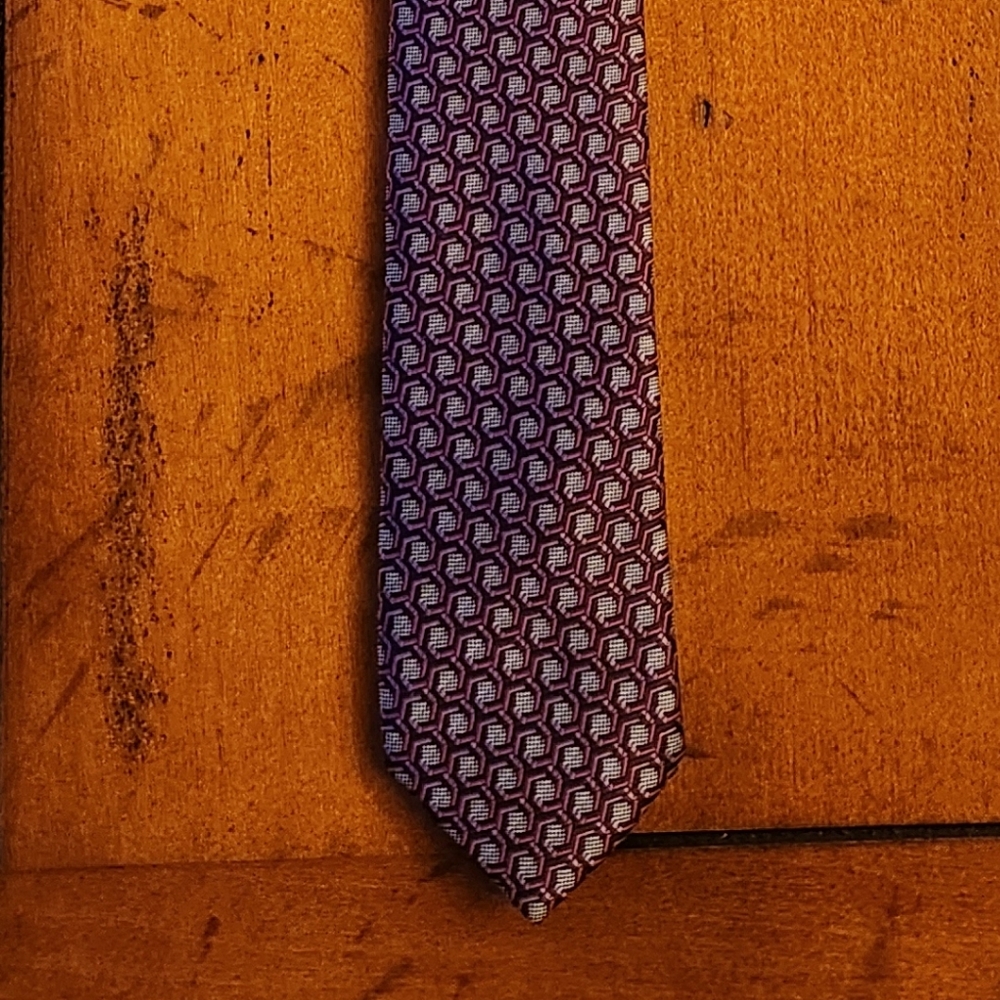 Men's Perry Ellis portfolio tie with tie clip